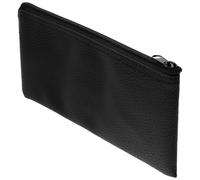 MAGICLULU Étui en Cuir Zippé pour Microphone sans Fil, Paquet de Transport Compact et Résistant, Pochette de Rangement Multifonction pour Accessoires Audio, Protection Anti-poussière