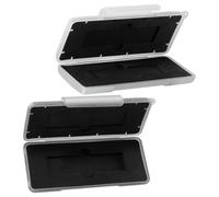 MAGICLULU Étui Rigide pour Disque SSD M2 Protection Antichoc et Étanchéité en Plastique et Mousse, Mallette de Transport Noire pour Stockage Sécurisé