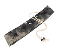 MAGICLULU Étui Vertical pour Flûte Chinoise en Tissu Imprimé avec Doublure en Flanelle, Paquet de Rangement Portable Léger pour Flûte à Bec, Paquet de Voyage pour Instruments à Vent,