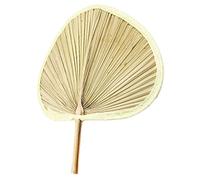 MAGICLULU Éventail en Forme De Plantain Décoration Rétro Portable Fait À La Main Décoration Murale Naturel Fait À La Main Feuilles De Bananier Décoration en Bois