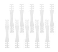 MAGICLULU Extension de Masque Réglable 10pcs en Pp Blanc, Accessoires Légers et Faciles à Nettoyer, Compatible Divers Masques pour Hommes et Femmes