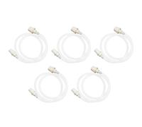 MAGICLULU Extension pour Machine à Ventouses 5 Pièces, Accessoires Indispensables en Plastique Blanc, Étanche et Souple pour Soins par Ventouses