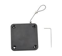 MAGICLULU Ferme-porte Automatique sans Perçage Câble Rétractable, Dispositif Antirouille et Silencieux, Fermeture Stable pour Porte Intérieure Résidentielle et Commerciale, Installation