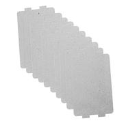 MAGICLULU Feuilles de Mica pour Micro-ondes 10 Pcs, Plaque Isolante Thermique Résistante la Chaleur, Feuille Isolante en Mica, Protection de Four à Micro-ondes Huile et Humidité,