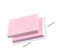 MAGICLULU Fiches de Notes Lignées 150 Pièces Format Standard, Papier Bristol Robuste, Cartes Mémoire pour Bureau et Étude, pour Étudiants et Organisation des Vocabulaire Couleur Aléatoire