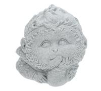 MAGICLULU Figurine Bouddha Singe Petit Modèle Décoratif pour Aquarium Sculpture pour Décoration de Table et Cachette de Poissons