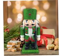 MAGICLULU Figurine Nutcracker Décorative Soldat de Noël Cartoon Ornement de Tablette Petite Décoration de Noël Adorable et Vivante