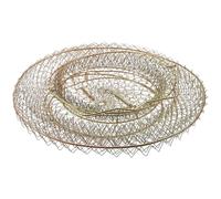 MAGICLULU Filet de Pliable Métal Maille Robuste Anti-évasion Grand Volume pour Capture et Maintien des Poissons Filet de Protection Portable et Facile à Ranger Accessoire pour Sportive