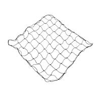 MAGICLULU Filet de Treillis Élastique Noir 90x90cm en Nylon avec Crochets, 8x8 Mailles, Support Flexible pour Plantes Grimpantes en Tente de Culture Intérieure
