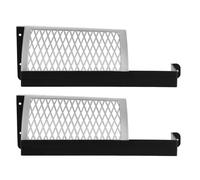 MAGICLULU Filets de Foot de Remplacement en Plastique Robuste, Lot de 2 Filets de But Noirs Boîte de Récupération des Balles, Accessoires pour Jeu de Foot de Table à Domicile, Adaptés