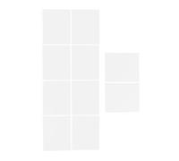 MAGICLULU Film Adhésif Diffuseur de Lumière LED Blanche 10 Pièces pour Plafonnier, Matériau Pet 6x6cm, Protection des Yeux et Uniformité Lumineuse pour Éclairage de Bureau