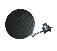 MAGICLULU Filtre de Microphone Double Couche en Fer Filtre Micro Écran Anti-parapluie Noir, Protège des Salive Sifflements pour Microphone