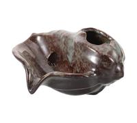 MAGICLULU Fontaine Pot Céramique pour Extérieur Et Intérieur Cascade Décorative avec Débit Eau Dynamique Ornement De Jardin Et Décoration Aquarium