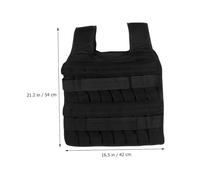 MAGICLULU Gilet Lesté de Musculation Capacité Veste Sans Manches Respirante et Antidérapante pour Entraînement Fitness Course à Pied et Renforcement Du Corps Unisexe Unique