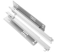 MAGICLULU Glissières de Tiroir à Fermeture Douce 30 Cm Acier Laminé à Froid Lot de 2 Rails Coulissants Invisibles Silencieux pour Meubles Cuisine et Commode