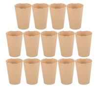 MAGICLULU Gobelets Jetables en Papier Kraft Brun 50 Pcs Fermeture Hermétique, Gobelets à Glace en Papier pour Crème Glacée, Œufs, Frites - pour Fêtes, Restauration Rapide et Snacks