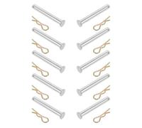 MAGICLULU Goupille de Couplage Dispositif Fiable D'échafaudage en Métal Argenté Accessoire Essentiel pour Fixation et Positionnement Environnement de Construction Plus Sûr