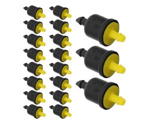 MAGICLULU Goutteur à Compensation de Pression Adapté avec Connecteur à Barbes et Canaux Anti-Obstruction en Plastique 50 Pièces pour Irrigation des Pelouses et Racines de Plantes