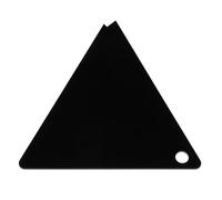 MAGICLULU Grattoir à Fart Triangulaire en Acrylique Noir Outil de Fartage pour Snowboard et Skis Accessoire de Raclage Précis pour Entretien Hivernal Kit D’Outils pour Sports D’Hiver