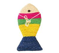MAGICLULU Griffoir pour Chat en Carton de Poisson Coloré, Tapis à Gratter Créatif et Moderne, Aide à Développer de Bonnes Habitudes de Griffade au Quotidien