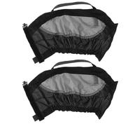 MAGICLULU Guêtres Courtes Imperméables Anti-Sable pour Randonnée et Chasse, Surchaussures Légères et Résistantes, Protège-Chaussures Noires Adaptées aux Sentiers Boueux et Activités Plein