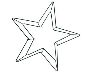 MAGICLULU Guirlande Pentagramme Calibre du Fil Kit Macramé Anneau De Couronne De Fil Armature De Fil De Couronne Étoile D'étain Fil d'argent Forme De Couronne en Forme D'étoile Green Le Fer