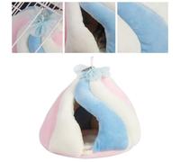 MAGICLULU Hamac pour Petits Animaux de Barbe à Papa, Clip Cage, Velours