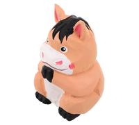 MAGICLULU Horse Sculpture Wooden Small Statue Cute Horse Decoration for Living Study and Business Spaces Year of Fortune Ornament