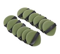 MAGICLULU Houppettes Cosmétiques Double Face Forme Goutte D’Eau pour Maquillage Sec et Humide, Lot de 12 Pièces, Applicateurs Poudre Visage Précis et Polyvalents, Usage Professionnel et