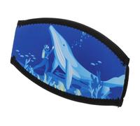 MAGICLULU Housse de en Silicone Double Couche pour Sangle de Masque de Plongée Bandeau de Plongée Réglable Couvre-Cheveux Antidérapant pour Snorkeling Eaux Profondes