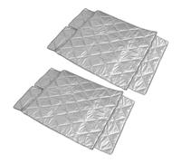 MAGICLULU Housse de Protection pour Réfrigérateur Extérieur Imperméable et Isolante Couverture Solaire Magnétique Oxford Couches avec Doublure Aluminium Protège Congélateur et Vitrine