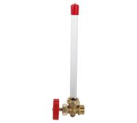 MAGICLULU Indicateur de Niveau D'eau Installation Facile Transparent Résistance Haute Température Précision Élevée pour Réservoir et Chaudière pour Usage Industriel et Systèmes Incendie