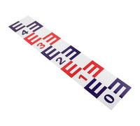 MAGICLULU Indicateur de Niveau D'eau Réfléchissant Autocollant en Aluminium 10x50 Cm, Règle de Mesure Anti-corrosion Étanche pour Bateau, Outil de Jauge à Eau Auto-adhésif pour Piscine