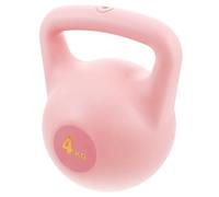 MAGICLULU Kettlebell à Eau 4 Kg Rose pour Entraînement de Force Féminin, Poids de Kettlebell Polyvalent Poignée Ergonomique, pour Routine D'exercice à Domicile Ciblant Fessiers et Jambes