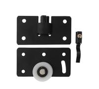 MAGICLULU Kit 2 Roulettes Nylon et Fer pour Porte Coulissante 8.5X4.5X1.2Cm Mouvement Fluide Silencieux pour Portes de Placard et Meubles de Rangement