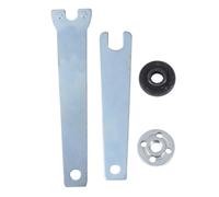 MAGICLULU Kit 4 Clés à Molette pour Meuleuse D'angle avec Joint en Acier au Carbone, Clé à Écrou à Bride Ouverte, Accessoires de Remplacement pour Outil Électrique de Découpe et Polissage