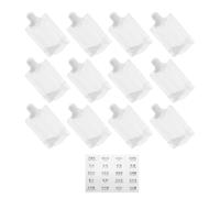 MAGICLULU Kit de 13 Pochettes Rechargeables pour Lotion 50ml en Pp, Étanches et Pratiques pour Voyage, Pochettes Souples de Rangement pour Valise