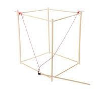 MAGICLULU Kit de Fabrication de Lanternes en Bois Beige Support Résistant au Vent Chocs, Installation Facile pour Loisirs Créatifs et Activités en Famille
