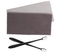 MAGICLULU Kit De Nettoyage Pour Bijoux Argent Avec Chiffon Et Brosse Douce Pour Enlever Le Ternissement Des Bagues Chaînes Et Colliers