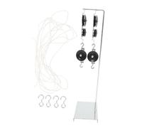 MAGICLULU Kit de Poulies et Support Robuste pour Expériences de Physique Système de Poulie Mécanique Éducatif pour Étudiants Matériel Scientifique pour Laboratoire Scolaire et Recherche