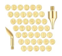 MAGICLULU Kit de Pyrogravure Pointe Ronde en Laiton Interchangeable pour Gravure de Précision sur Bois et Cuir, pour Pyrogravure DIY et Artisanat du Bois