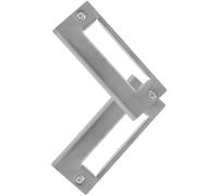 MAGICLULU Kit de Réparation en Acier Inoxydable pour Serrure de Porte, 2pcs Plaques de Renfort Faciles à Installer pour Cadres Résidentiels et Commerciaux