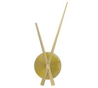 MAGICLULU Kit Horloge à Monter Soi-même Aiguilles Métalliques Dorées Grandes, Mécanisme de Remplacement Précis à Pile, Compatible Horloge Murale Salon, Kit Horloger Diy, Mouvement