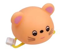 MAGICLULU Klaxon de Vélo Route et VTT Petit Format Lumière LED Orange Klaxon Dessin Animé de Petite Souris Accessoire Vélo Garçon et Filles pour Sécurité et Balades Nocturnes
