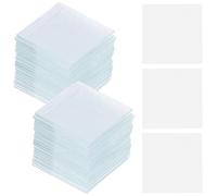 MAGICLULU Lames de Microscope Carrées 18x18 Mm Pré-nettoyées en Verre Transparent 100 Pièces par Boîte, 5 Boîtes pour Préparations Microscopiques et Études de Laboratoire, Verres