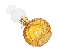 MAGICLULU Lampe À Pétrole en Verre Lustre Enseigne Portable pour Luminaire À Lave Solaire Antique Lampe De Chevet Mèche Manteau Lampe Torche Rechargeable Lanterne Gazebo Métal