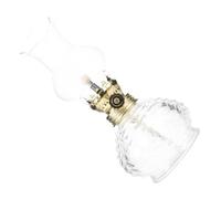 MAGICLULU Lampe à Pétrole Rétro Lampe Rétro Lampe à Pétrole Vintage Lanterne De Camping Lanterne à Kérosène Vintage Lampe à Huile Vintage Lampes à Huile Rustiques Incurvé Blanche Un Verre