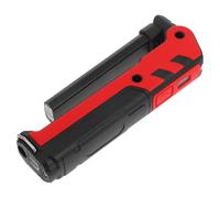 MAGICLULU Lampe de Travail Cob Lampe D'inspection Pliable USB Rechargeable Rouge Abs Tpr Aluminium PC Câble USB et Crochet, pour Urgence et Éclairage Extérieur
