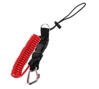 MAGICLULU Lanière de Sécurité Acier Inoxydable et Nylon pour Appareil Photo de Plongée avec Mécanisme à Ressort Clip à Dégagement Rapide, pour Activités Sous-marines