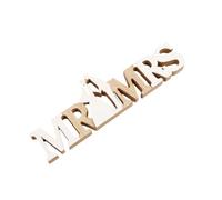 MAGICLULU Lettre Décorative de Bureau en Bois Chic et Romantique pour Décoration de Table de Mariage Ornement Décoratif et Accessoire Photo pour Maison et Cabinet